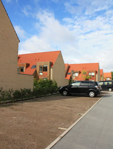Parkeringsplads med Slotsgrus® i Gladsaxe / Foto: Lise Gustavson