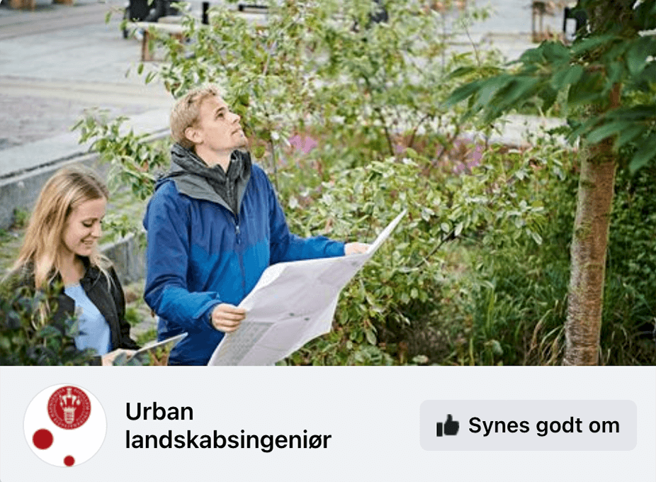 Urban landskabsingeniør på Facebook