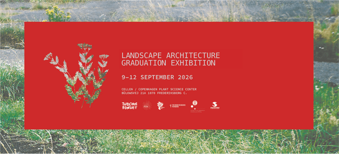 Poster for the event with title, place, time and sponsors.