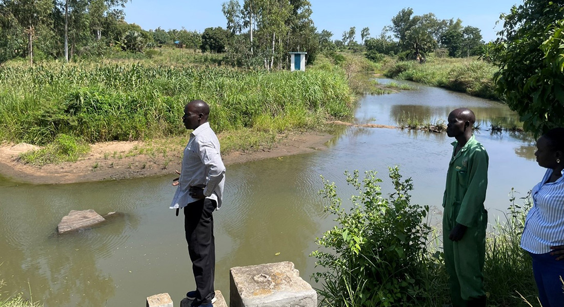 Gauging station Oru river