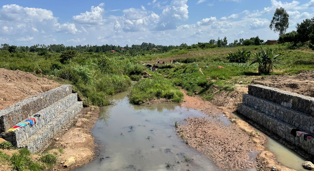 Upstream Enyau river upstream Arua city