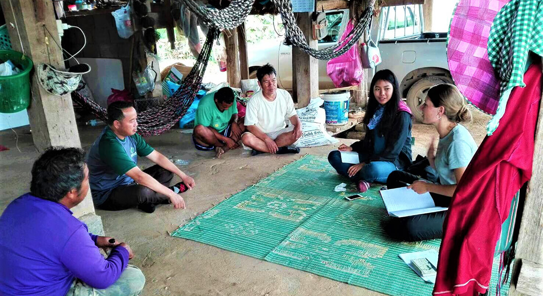 Group interviews were carried out with cabbage farmers