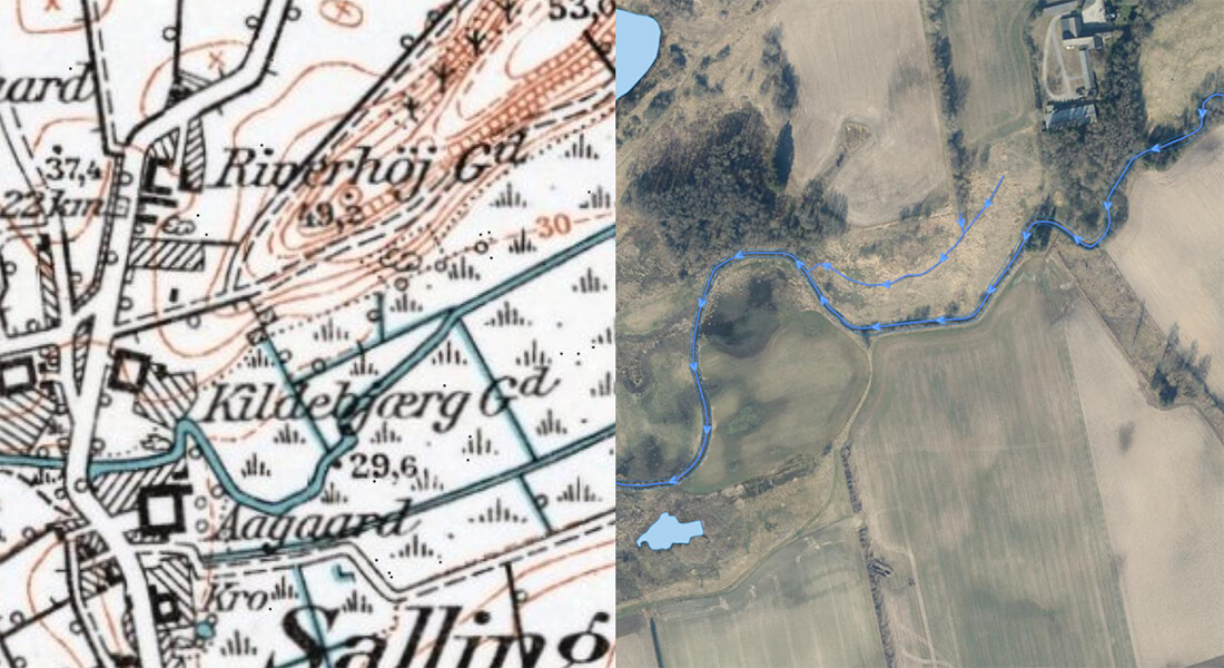 Rewetting stream valleys