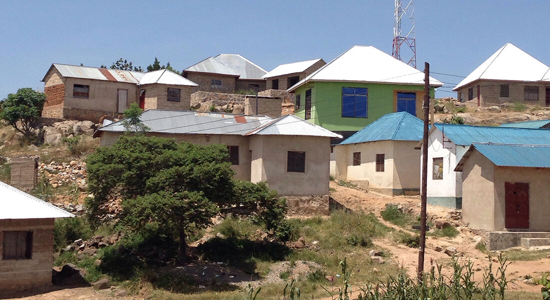 Emerging residential developments in the outskirt of Mwanza, Tanzania.