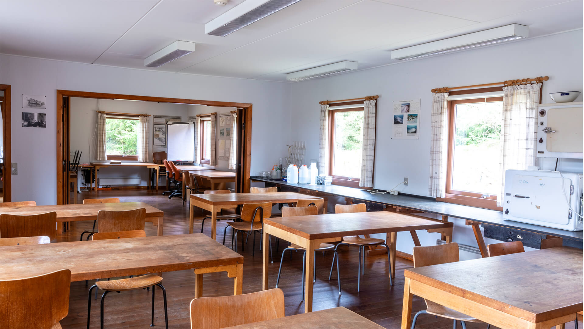 Classroom with projector