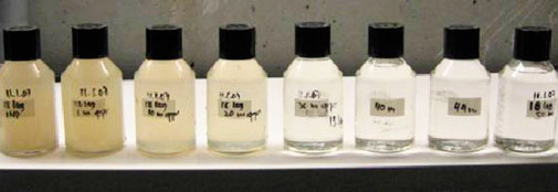Flasker i laboratorium