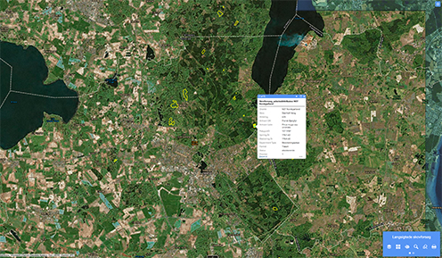 Information about where in Denmark the trials are located and what they include can be found in the map over Long-Term Field Trials at IGN.